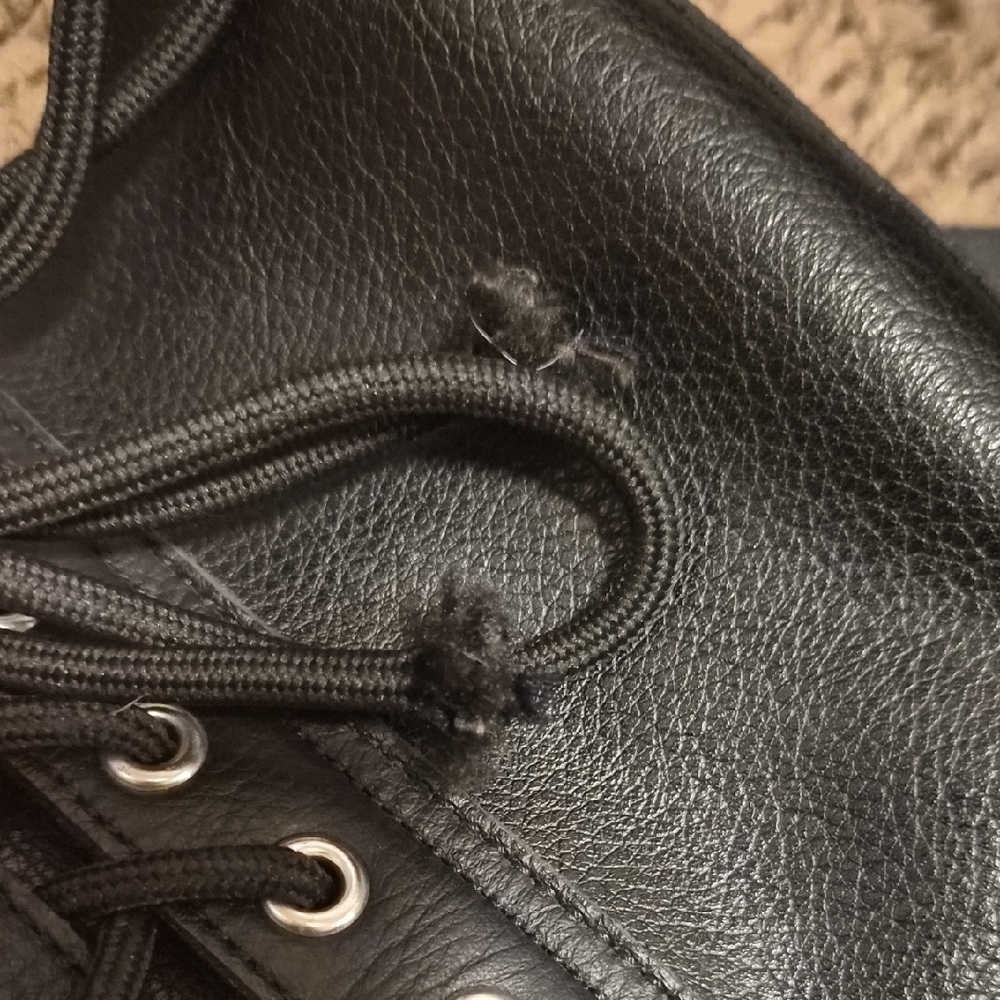Dr. Martens 28-Eye Extreme Max Virginia Leather Knee High Boots - Picture 2 of 11